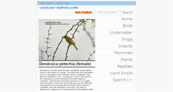Desktop Screenshot of curacao-nature.com