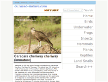 Tablet Screenshot of curacao-nature.com